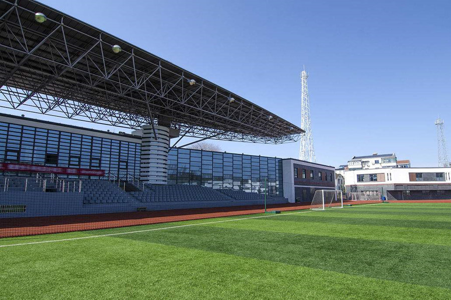 秦皇岛体育场看台网架工程